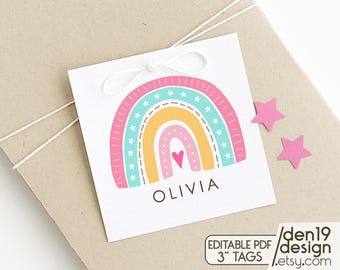 Editable & Printable Enclosure Cards