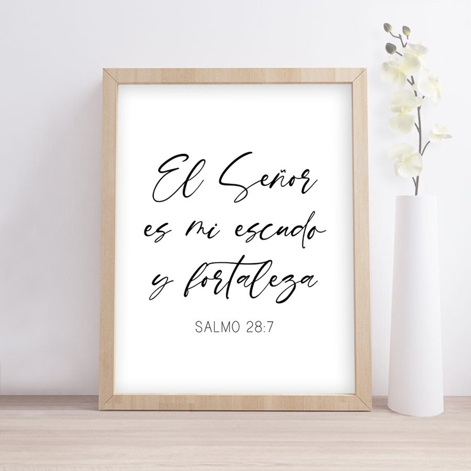 El Señor Es Mi Refugio Y Fortaleza / Instant Download Print / Etsy