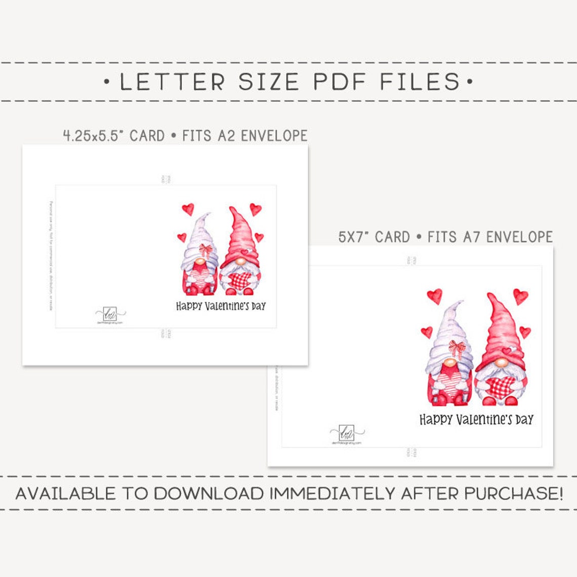 Happy Valentine's Day Printable Card / Instant Download - Etsy