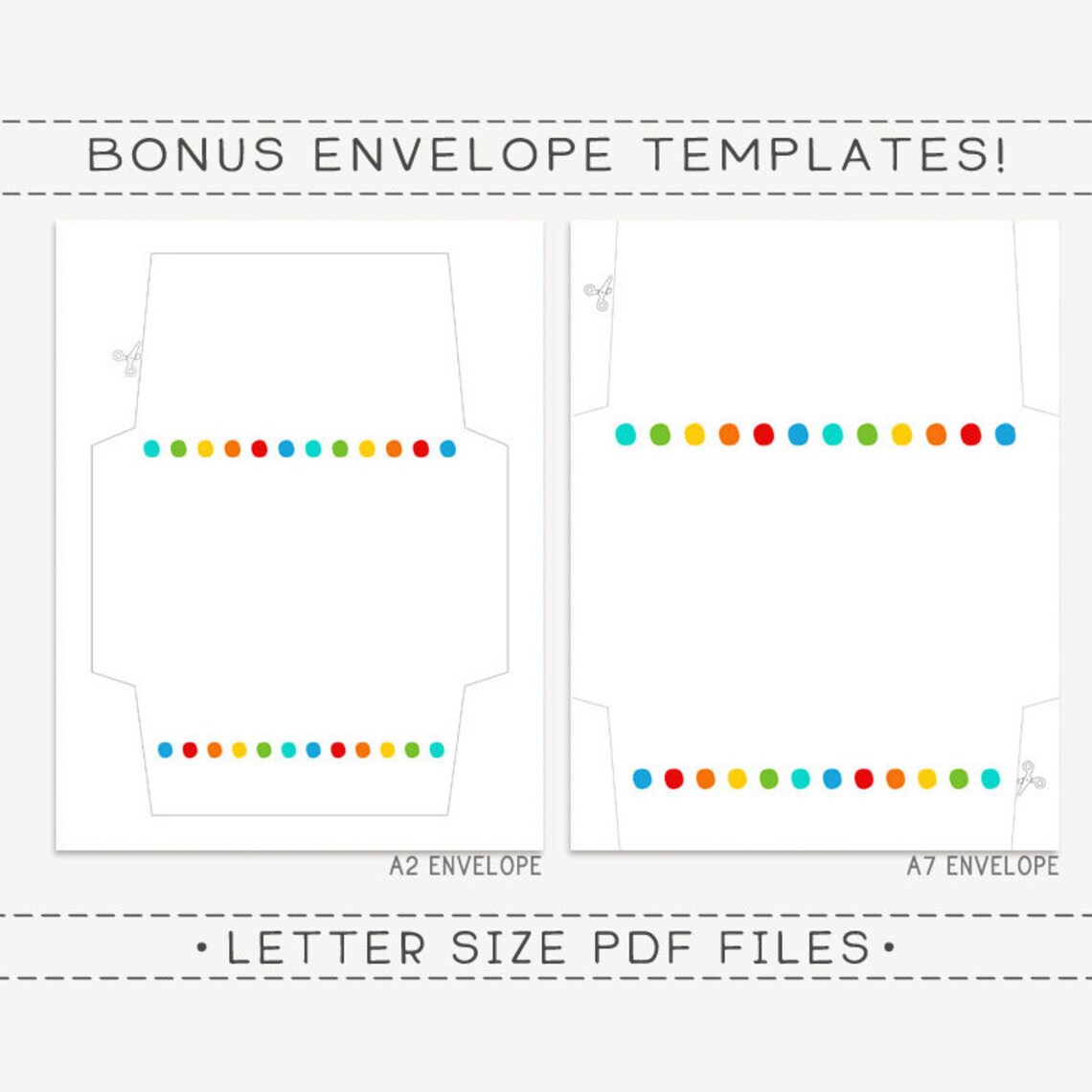 Happy Birthday Printable Card and Envelope / Instant Download - Etsy