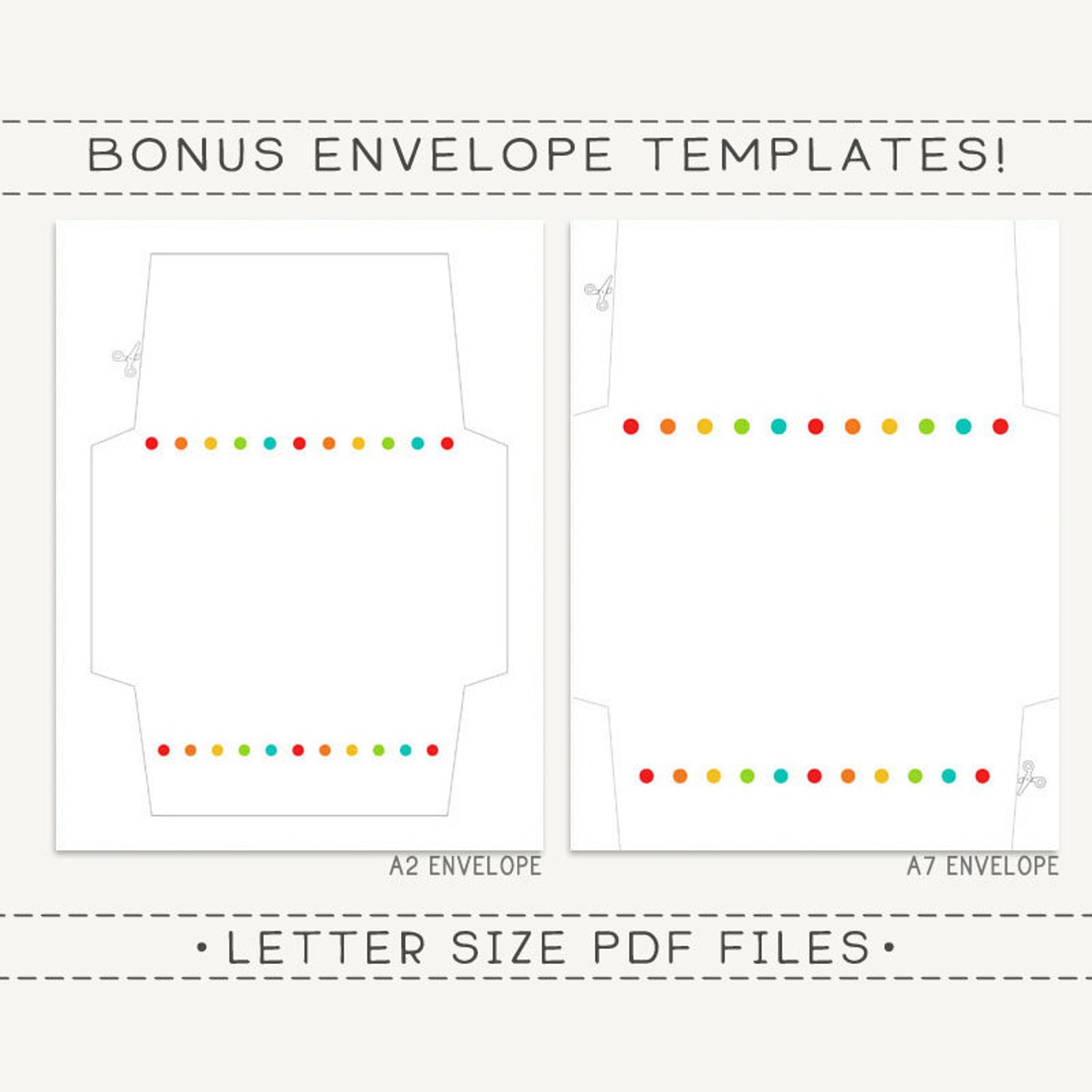Happy Birthday Printable Card and Envelope / Instant Download - Etsy