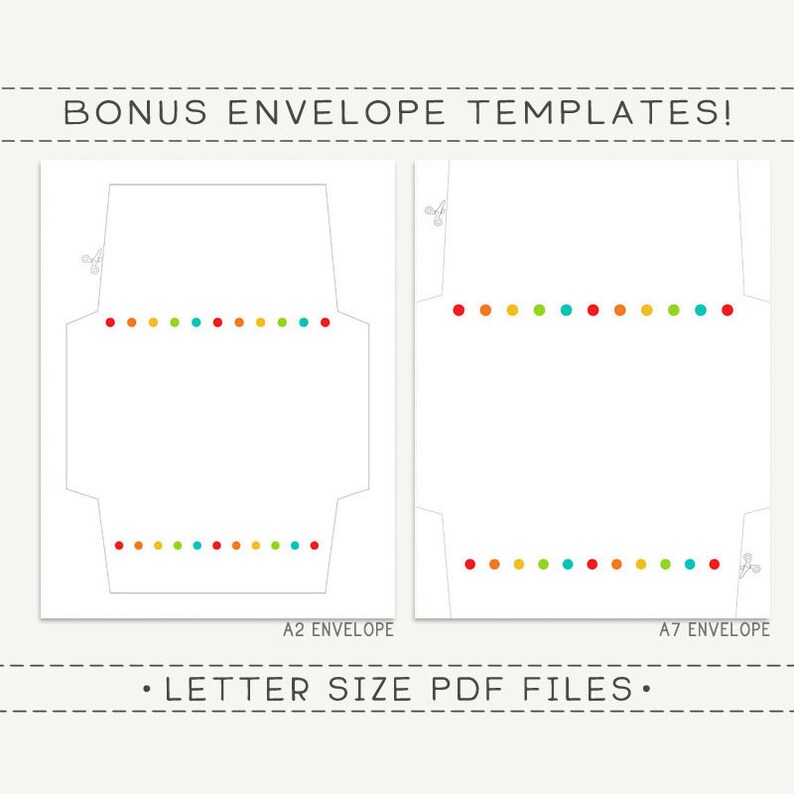 Happy Birthday Printable Card and Envelope / Instant Download - Etsy
