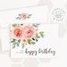 Happy Birthday Printable Card and Envelope / Instant Download PDF ...
