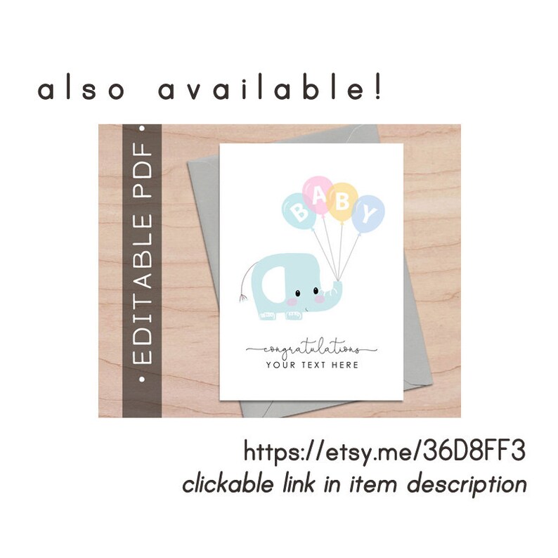 Congratulations Printable Card / Instant Download PDF / New - Etsy