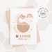 Editable &amp; Printable 3x4 Cards / Kids Valentine's Day Cards / Cat ...