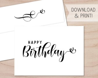 Printable Happy Anniversary Card / Instant Download PDF / - Etsy