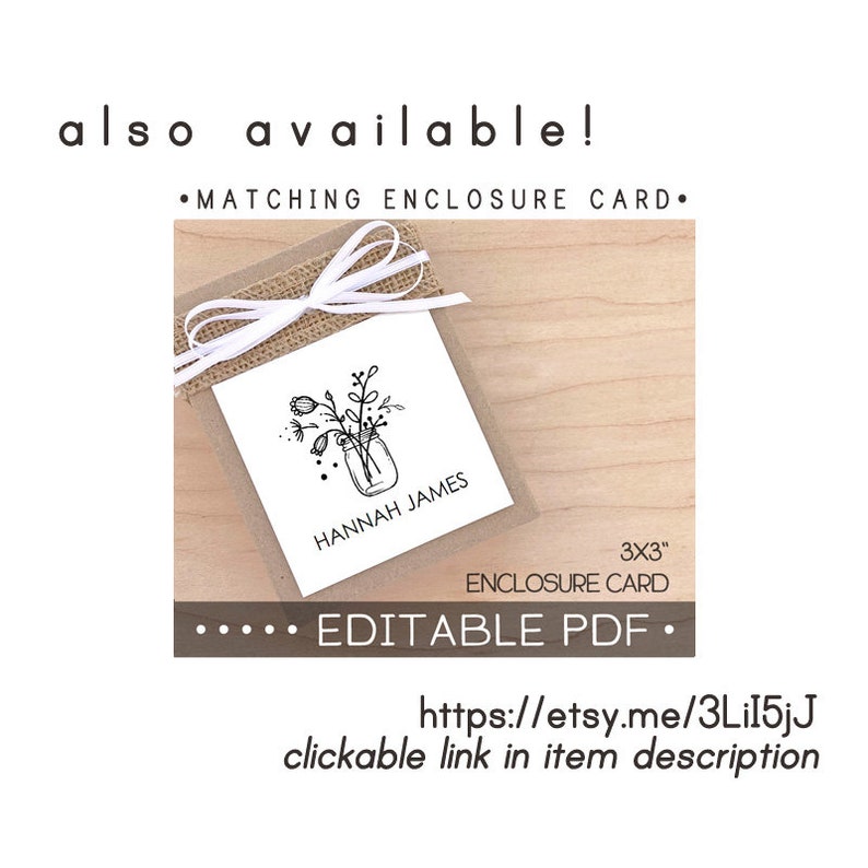 Editable &amp; Printable Stationery Card / Flat and Foldable A2 | Etsy