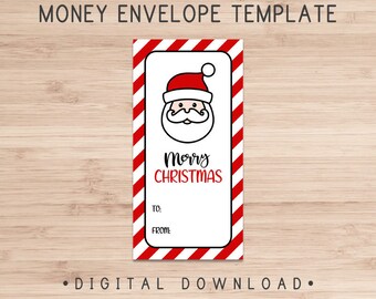 Printable Christmas Money Gift Envelope / Instant Download PDF | Etsy