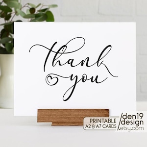 Dankeschön Printable Card / Instant Download PDF / Kartenvorlage