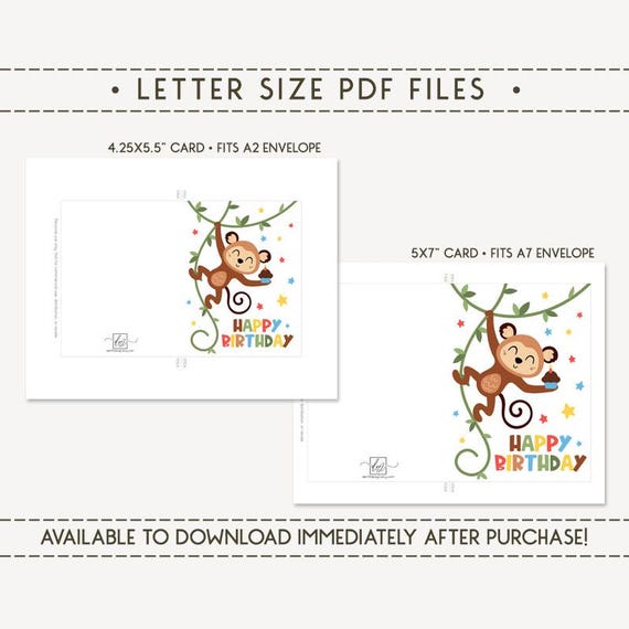 Biglietto Di Auguri Di Compleanno Umoristico Con Scimmia Maleducata – Per Adulti, Con Busta Bianca, Formato 12,7x17 Cm
