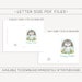 Happy Easter Printable Card / Instant Download PDF / Easter Bunny Card ...