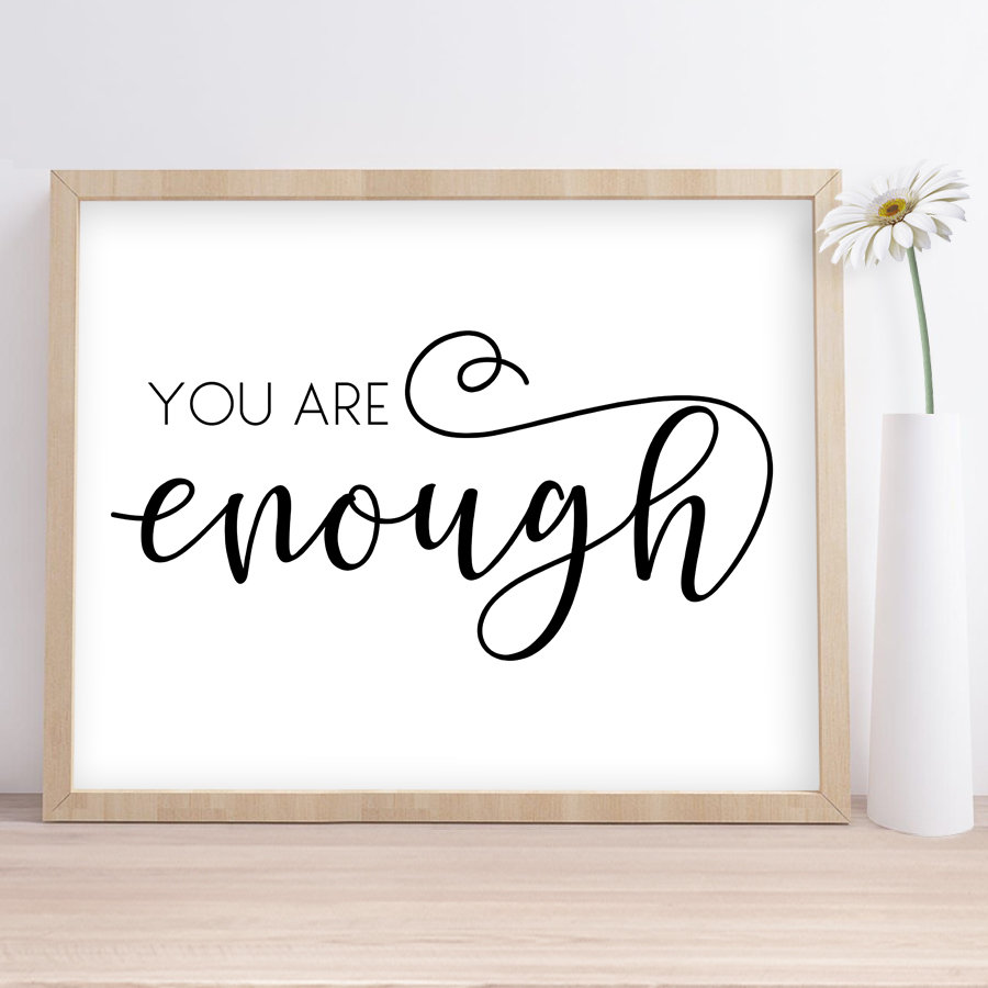 You Are Enough Printable Wall Art Instant Download Print Etsy you-are-enough-printable-wall-art-instant-download-print-etsy