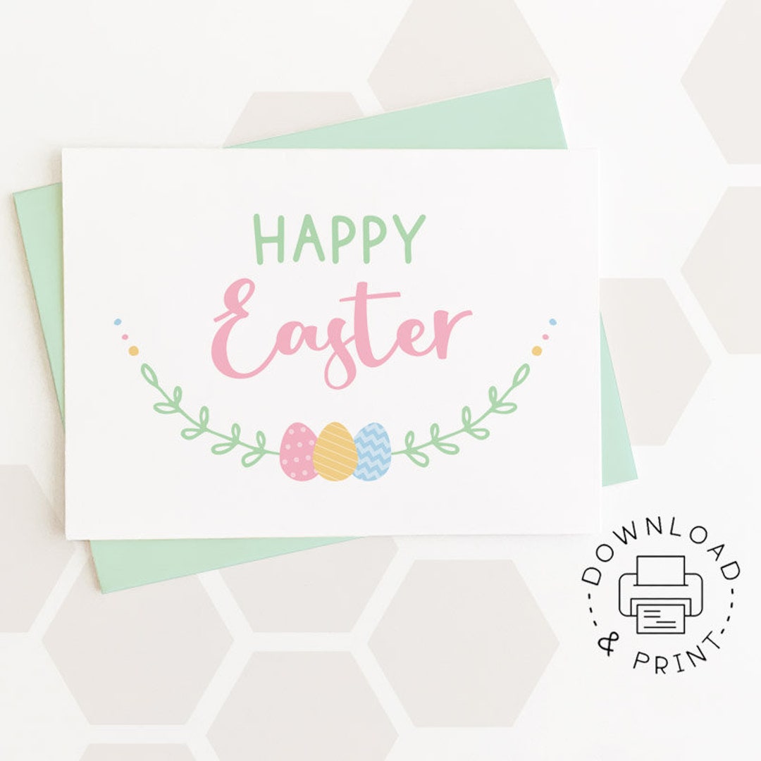 Happy Easter Printable Card Instant - Il 1080xN.4607151133 8xrd