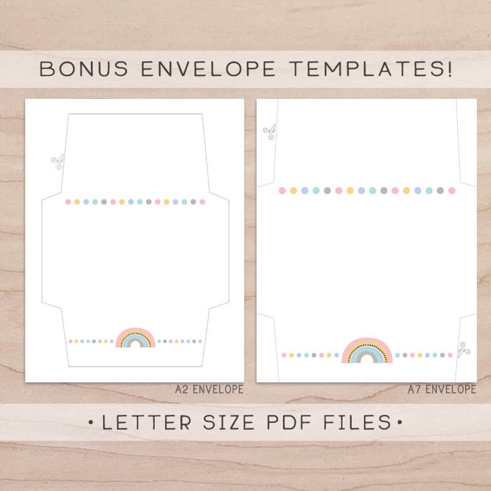 Happy Birthday Printable Card and Envelope / Instant Download - Etsy