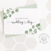 Printable Card: Best Wishes on Your Wedding Day / Instant Download PDF ...