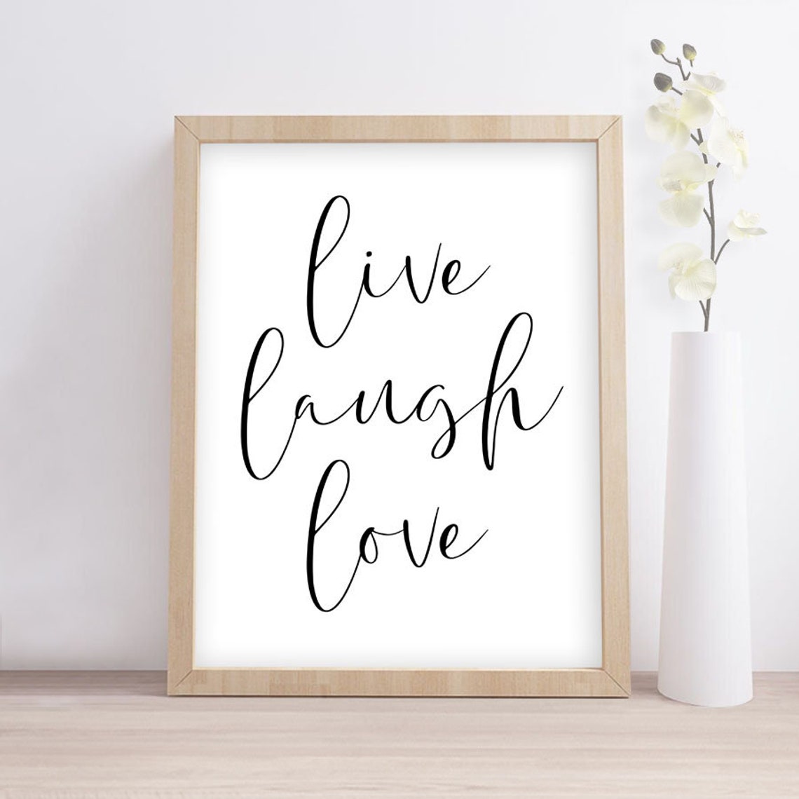 Printable Wall Art / Live Laugh Love / Instant Download Print | Etsy