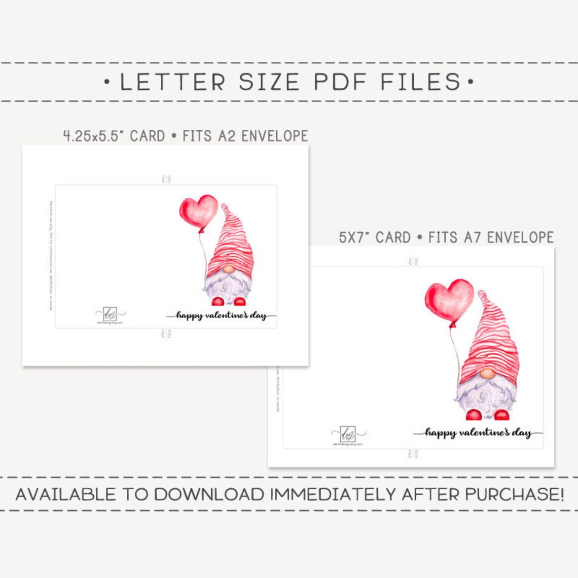 Happy Valentine's Day Printable Card / Instant Download - Etsy