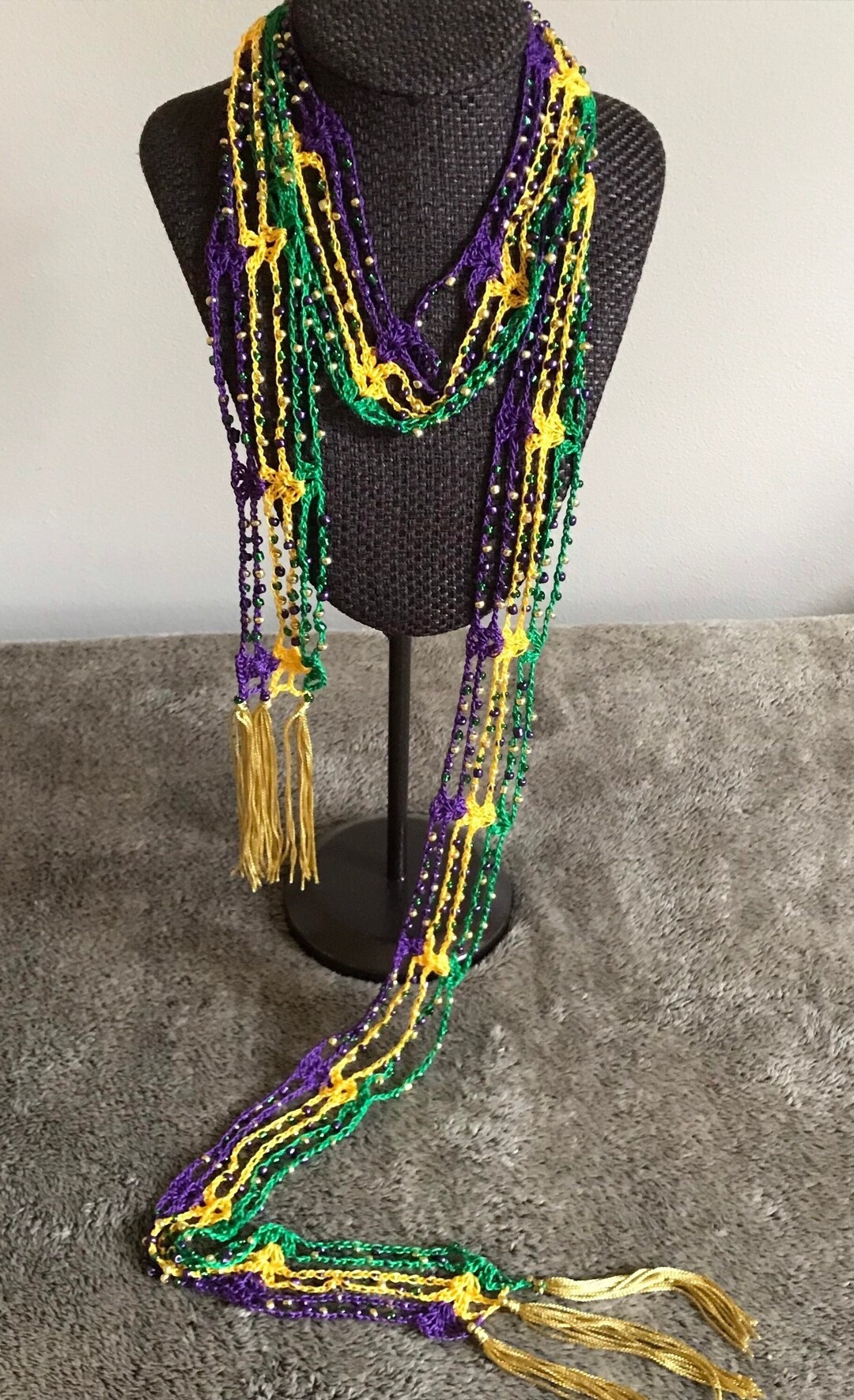 Hemline Exclusive Mardi Gras Scarf main image 1