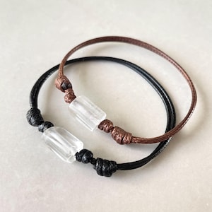 Clear quartz Bracelet-Healing Crystal Yoga Bracelet -Spiritual Chakra Stone Bracelet-EMF Protection Best gift for her/him Christmas Gift