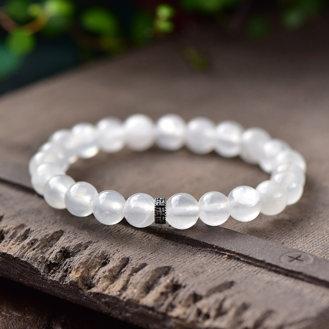 Bracciale in selenite: Connessione divina