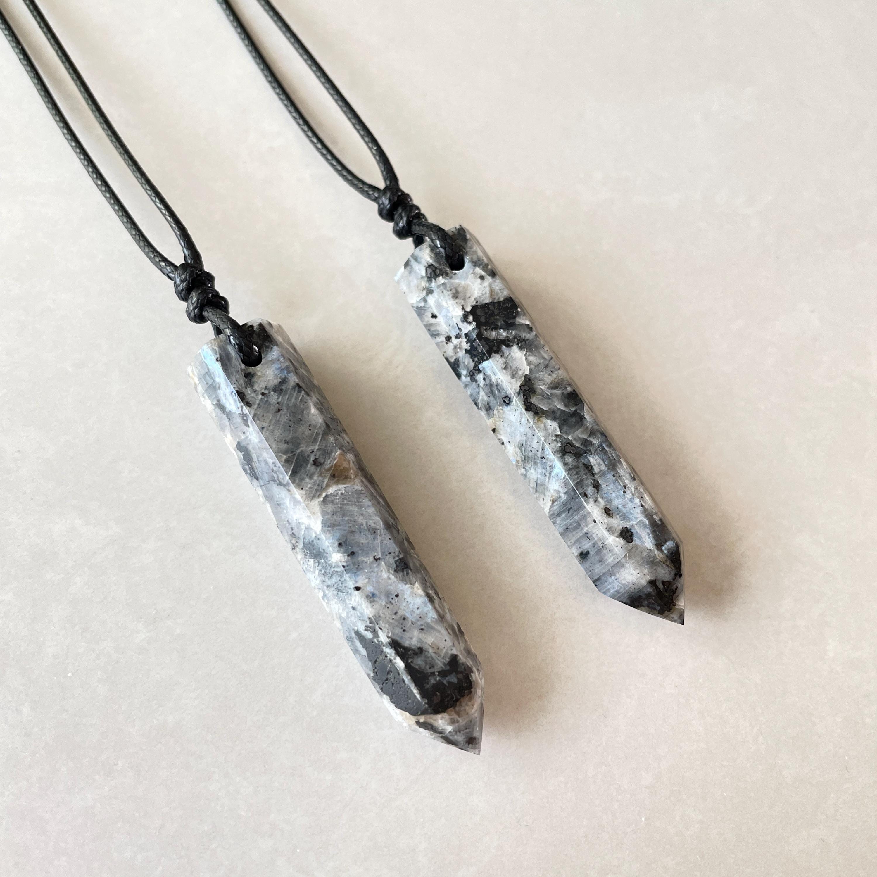 Larvikite Necklace - Etsy