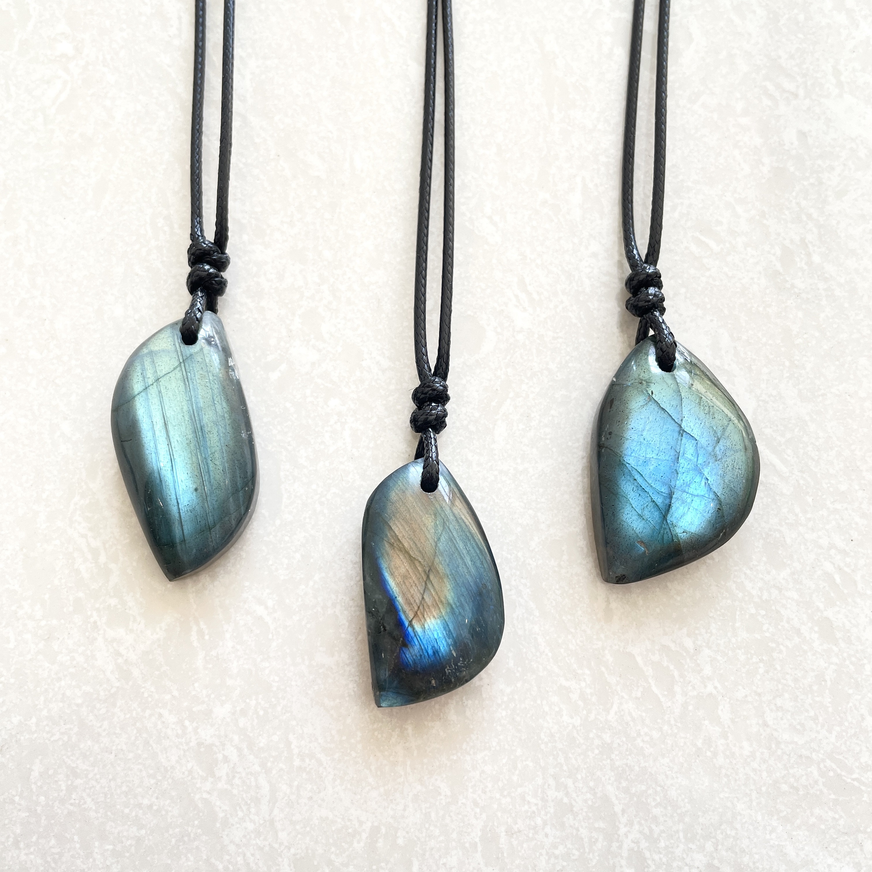 Labradorite Stone Pendant Necklace-healing Natural Stone Pendant