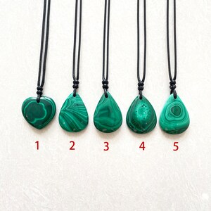 Malachite Necklace Malachite Pendant Malachite Jewelry - Etsy