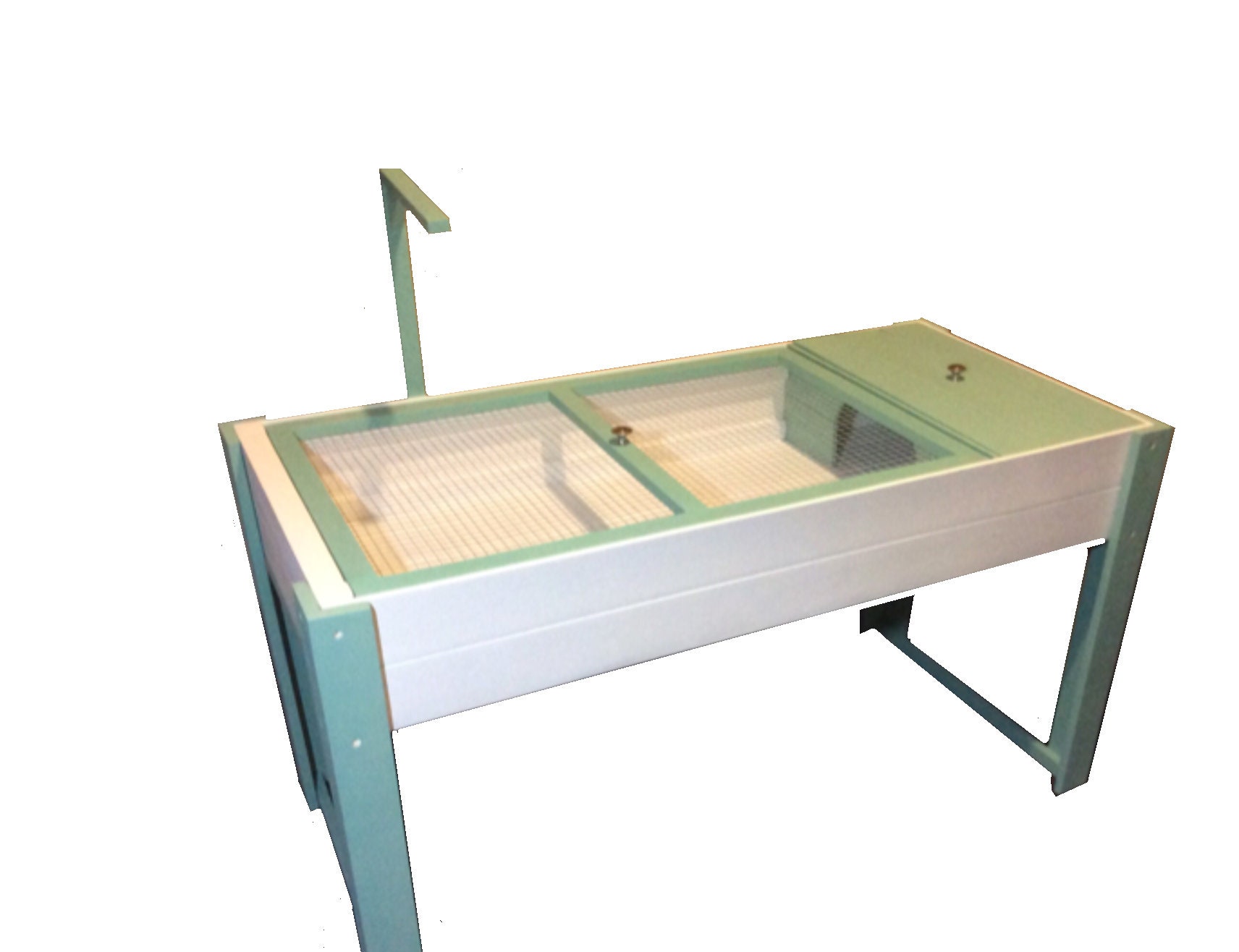 Bespoke Tortoise Table Extra Large White/Pastel Green Bespoke Etsy