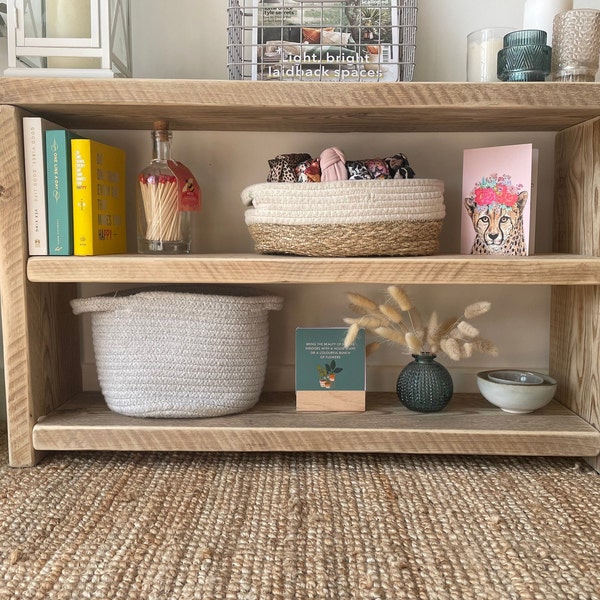 Wooden Handmade Rustic Reclaimed Shoe Bench | Shoe Storage | Hallway Storage | Hallway Bench