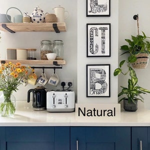 Beautiful Handmade Reclaimed Wood Shelf WITH brackets