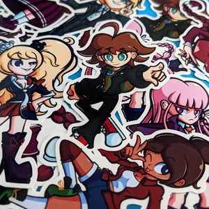 danganronpa stickers etsy