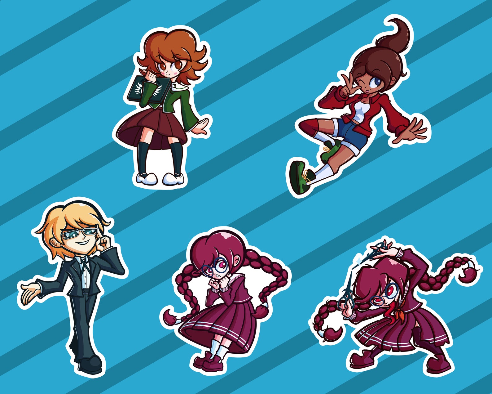 Danganronpa Stickers Etsy
