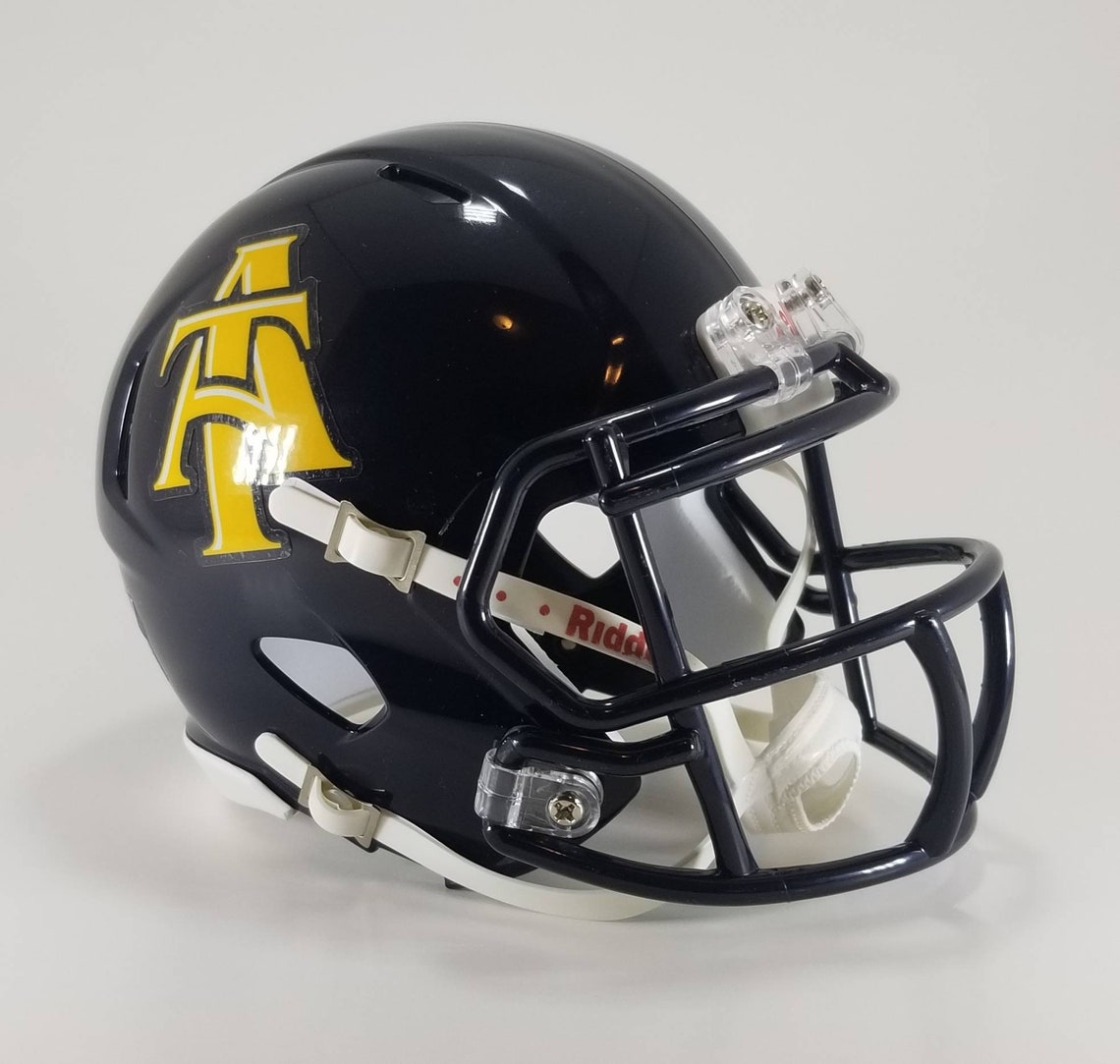 NC A&T SU Mini Football Helmet Etsy