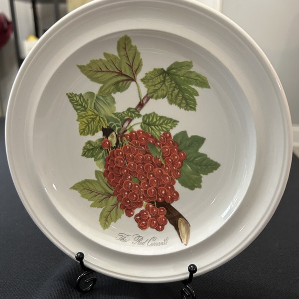 Rare-Find Collectible  Portmeirion England Pomona China Plate/ The Red Currant 7.35"