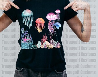 Jellyfish, Summer, Ocean, Summer, PNG, PDF, Cute Summer, Trending, Trending Download, Download, Ocean Png, Cute Png, Summer Png, Jellyfish A