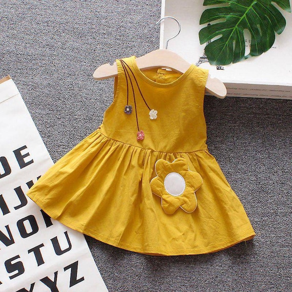 yellow dress for 2 year old
