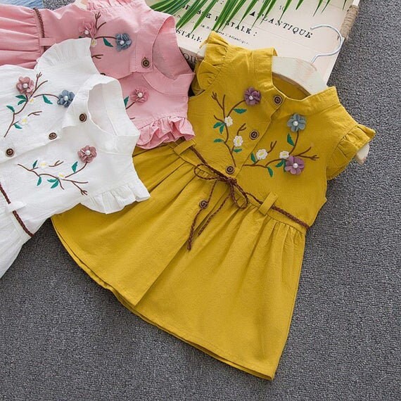 yellow dress for 2 year old
