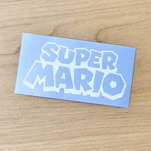 Super Mario Bros Nintendo Emblem Icon Logo Vinyl Decal