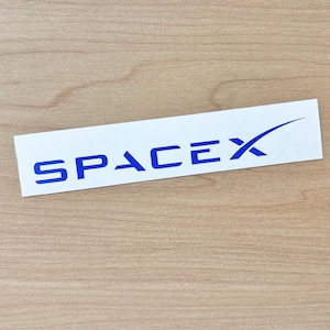 SpaceX Logo Vinyl Decal