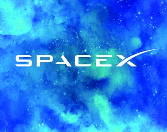 SpaceX Logo Vinyl Decal