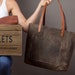 Leather Tote Bag for Women, Personalized Leather Tote, Everyday Use shoulder bag, Handmade Crossbody bag, Student laptop Bag, Gift for Her 