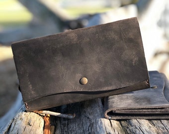 Personalized Women’s Wallet, Distressed Leather Wallet for women, Womens Travel Wallet Purse, Gift for Her