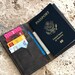 Slim Passport Holder. Personalized Gift. Passport Wallet. Leather Passport Holder. Travel wallet. Passport Card holder. Document wallet 