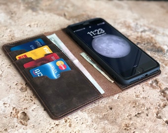iPhone 8 Case. Personalized Samsung Case Wallet. iPhone X, iPhone XS MAX, Leather iPhone Wallet, iPhone Case, selected Samsung covers