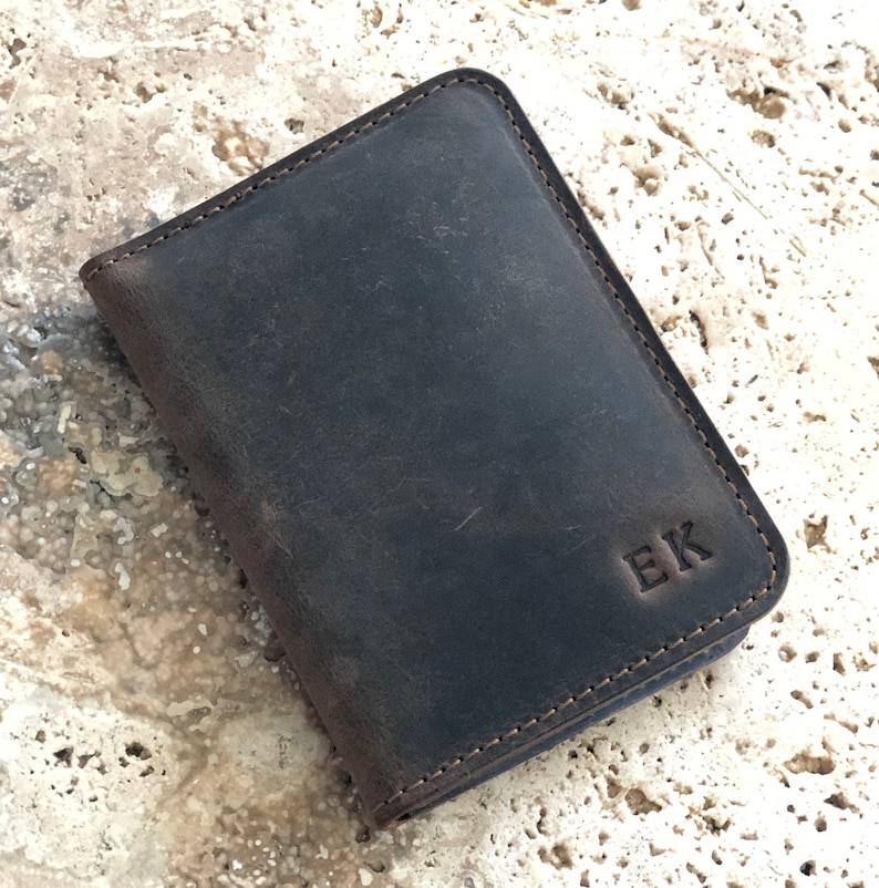 Personalized Leather Passport Cover Leather Passport Holder Travel wallet Monogrammed Mens passport wallet Personalized Travel gift for her Add Initials