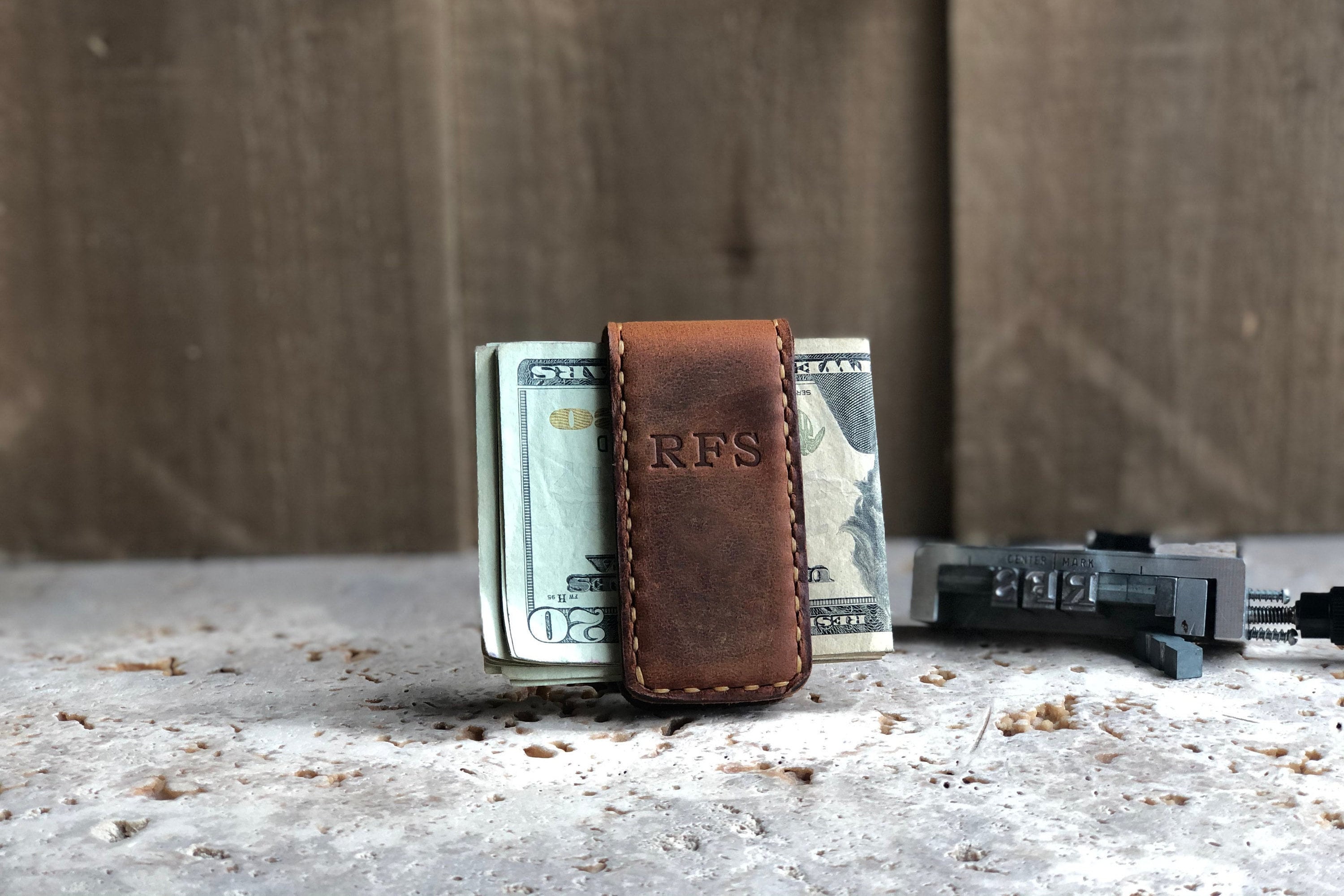 Monogrammed Engraved Leather Bifold Mens Travel Wallet Money Clip – Rion  Douglas Gifts