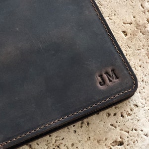 Personalized Leather Passport Cover Leather Passport Holder Travel wallet Monogrammed Mens passport wallet Personalized Travel gift for her image 9