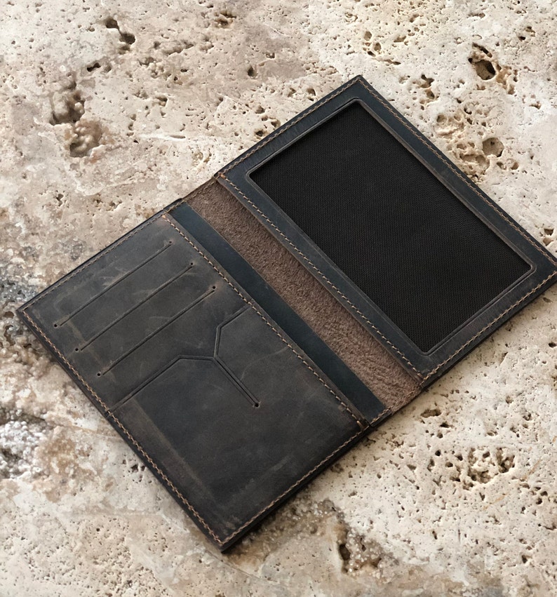 Passport Holder. Slim Personalized Passport Wallet. Leather Etsy