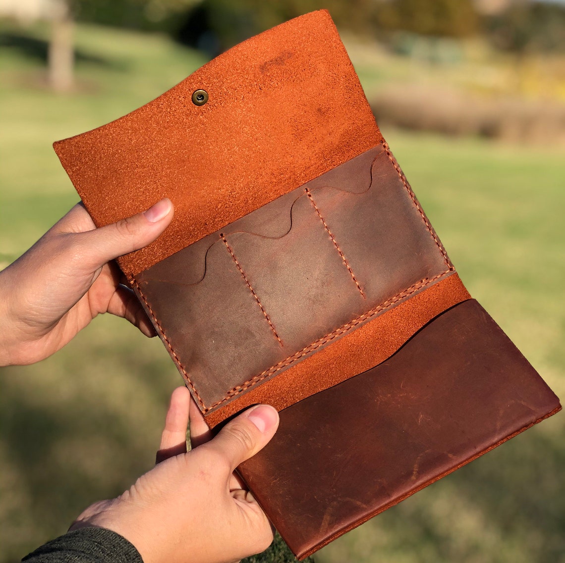 Personalized Womens Wallet Distressed Leather Wallet for Etsy