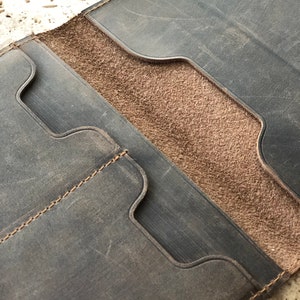 Leather Field Notes Cover. Volant Cover. Pocket Journal. Leather ...